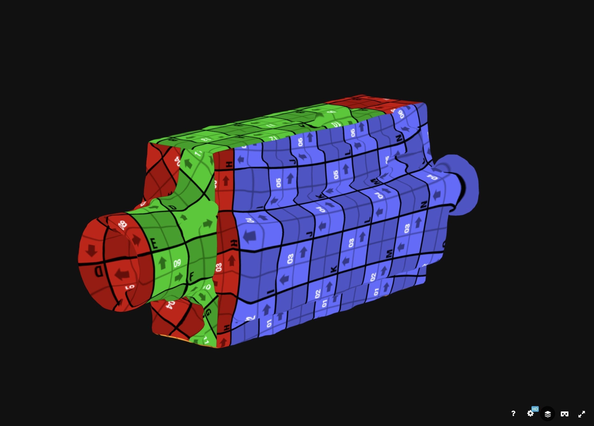 Super 8mm camera scan 70s retro camera photogrammetry Low-poly 3D model_21