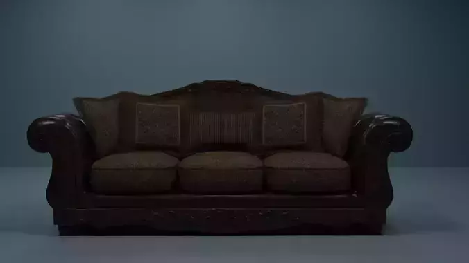brown sofa