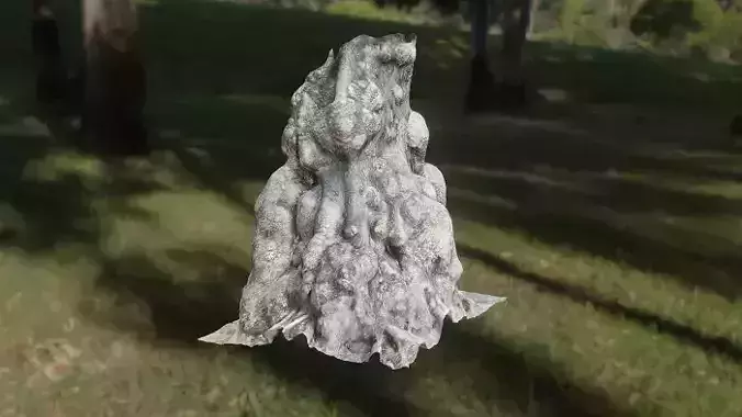 3D scanned tree