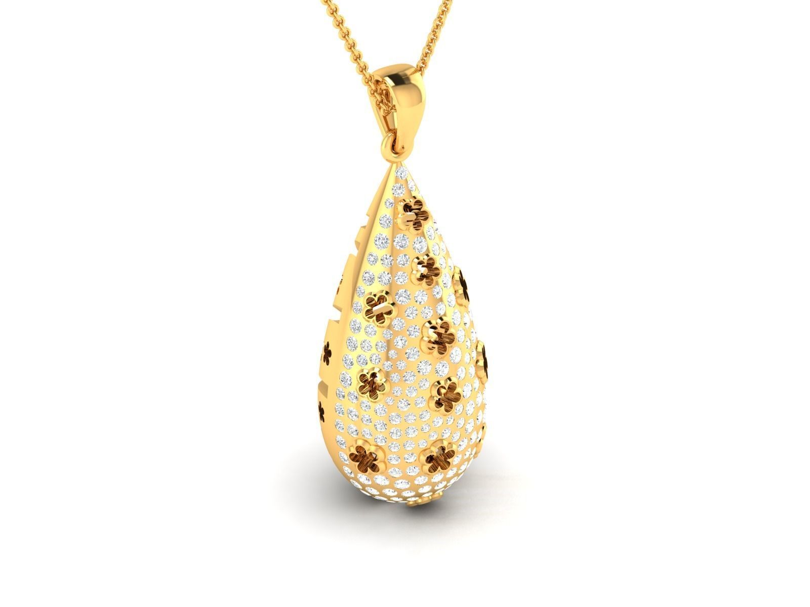 Pendant for Women 3dm STL FBX OBJ Render Details 3D print model_2