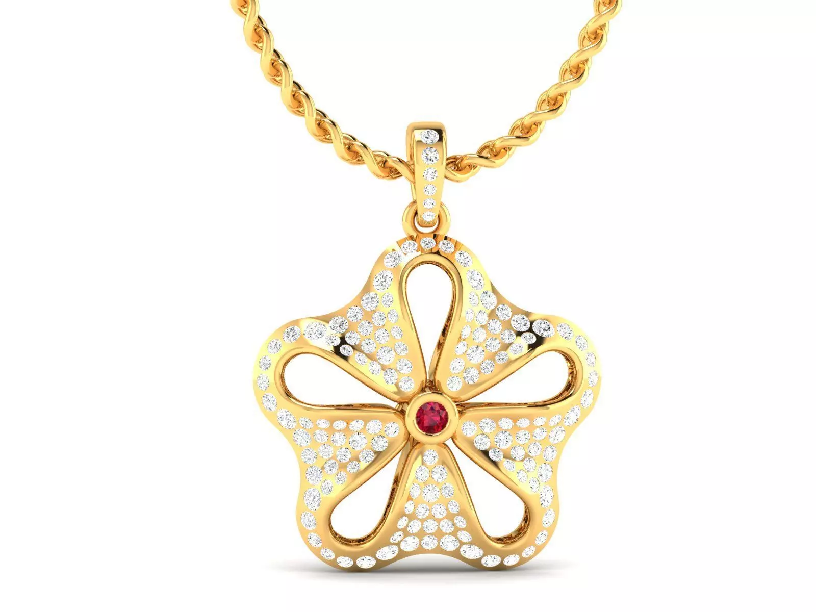 Pendant for Women 3dm STL FBX OBJ Render Details 3D print model_0