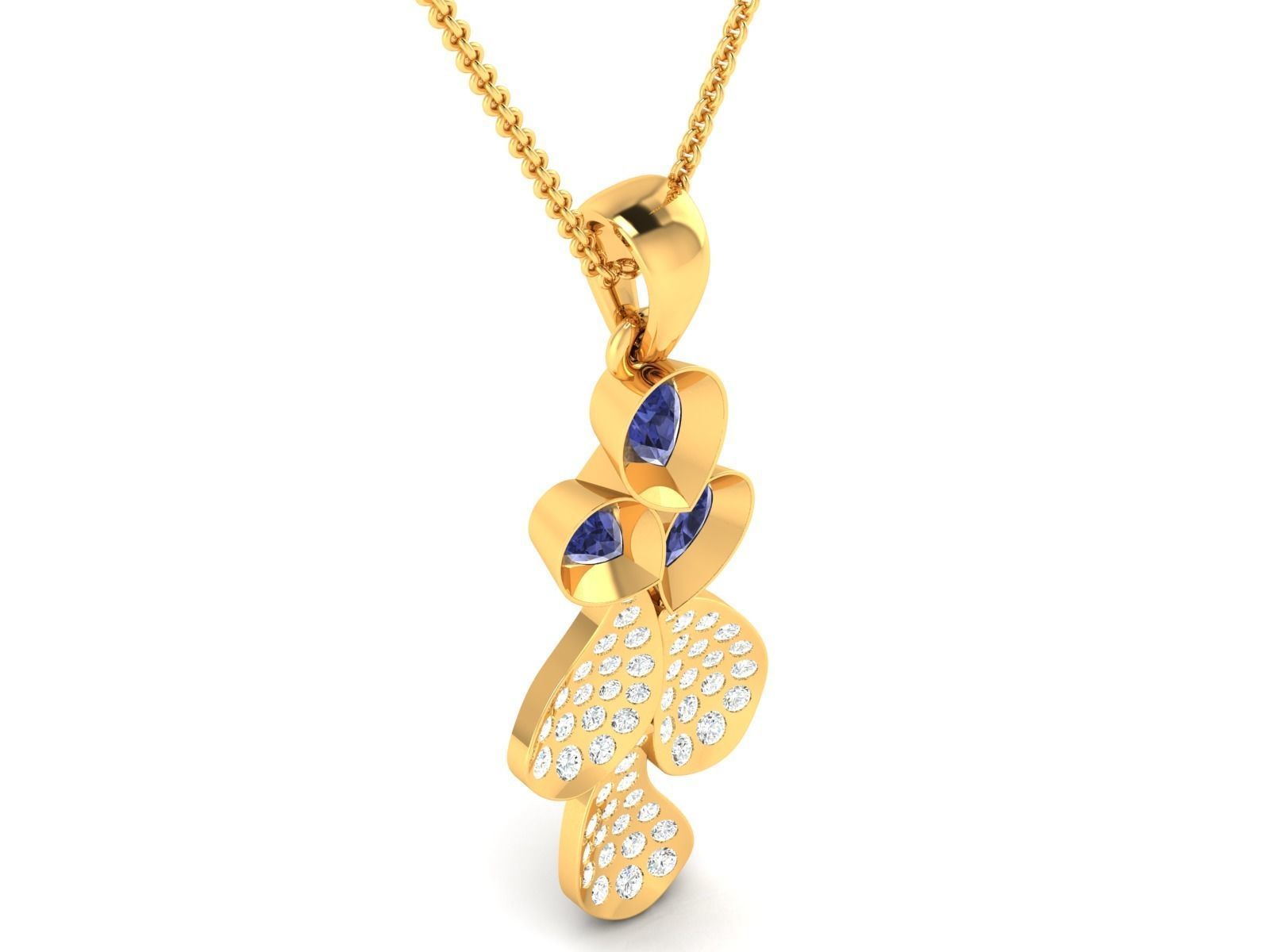 Pendant for Women 3dm STL FBX OBJ Render Details 3D print model_4