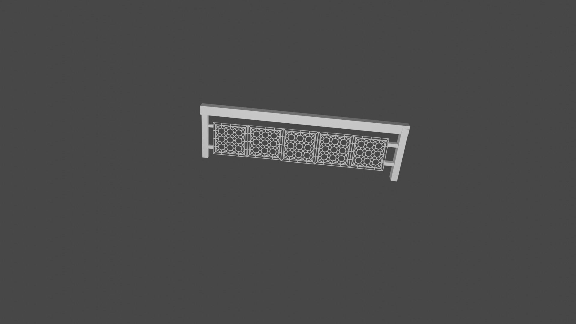grill for the house 3D print model_8