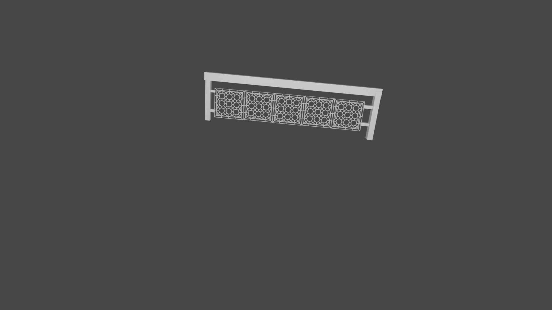 grill for the house 3D print model_4