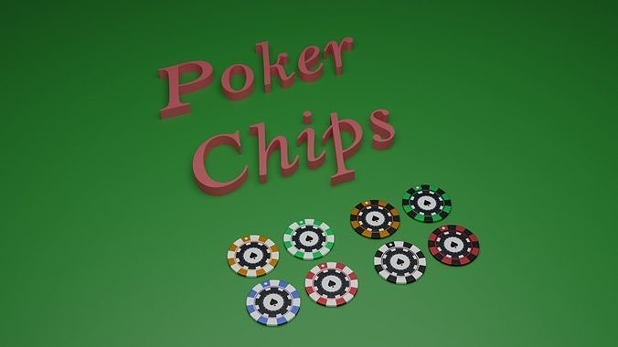 Poker Chips 3D model
