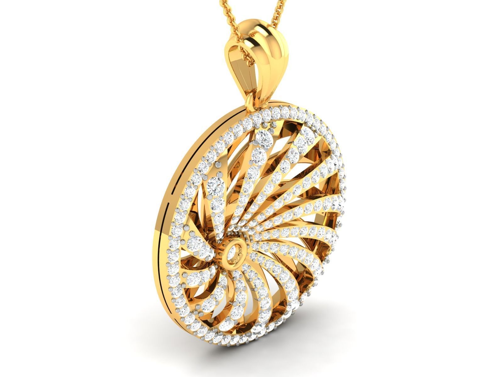 Pendant for Women 3dm STL FBX OBJ Render Details 3D print model_2