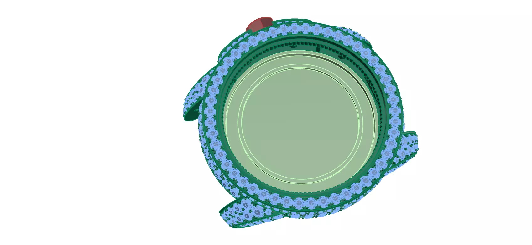 watch circle 3D print model_0