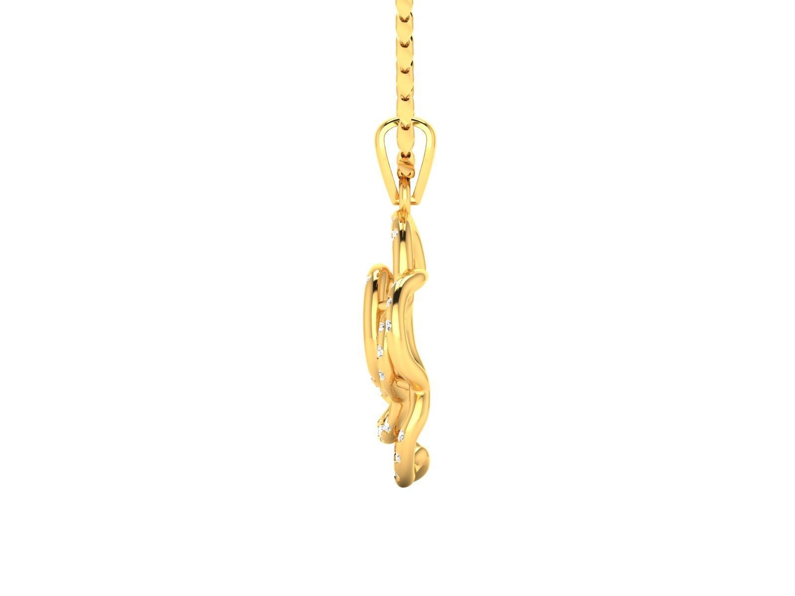Pendant for Women 3dm STL FBX OBJ Render Details 3D print model_5