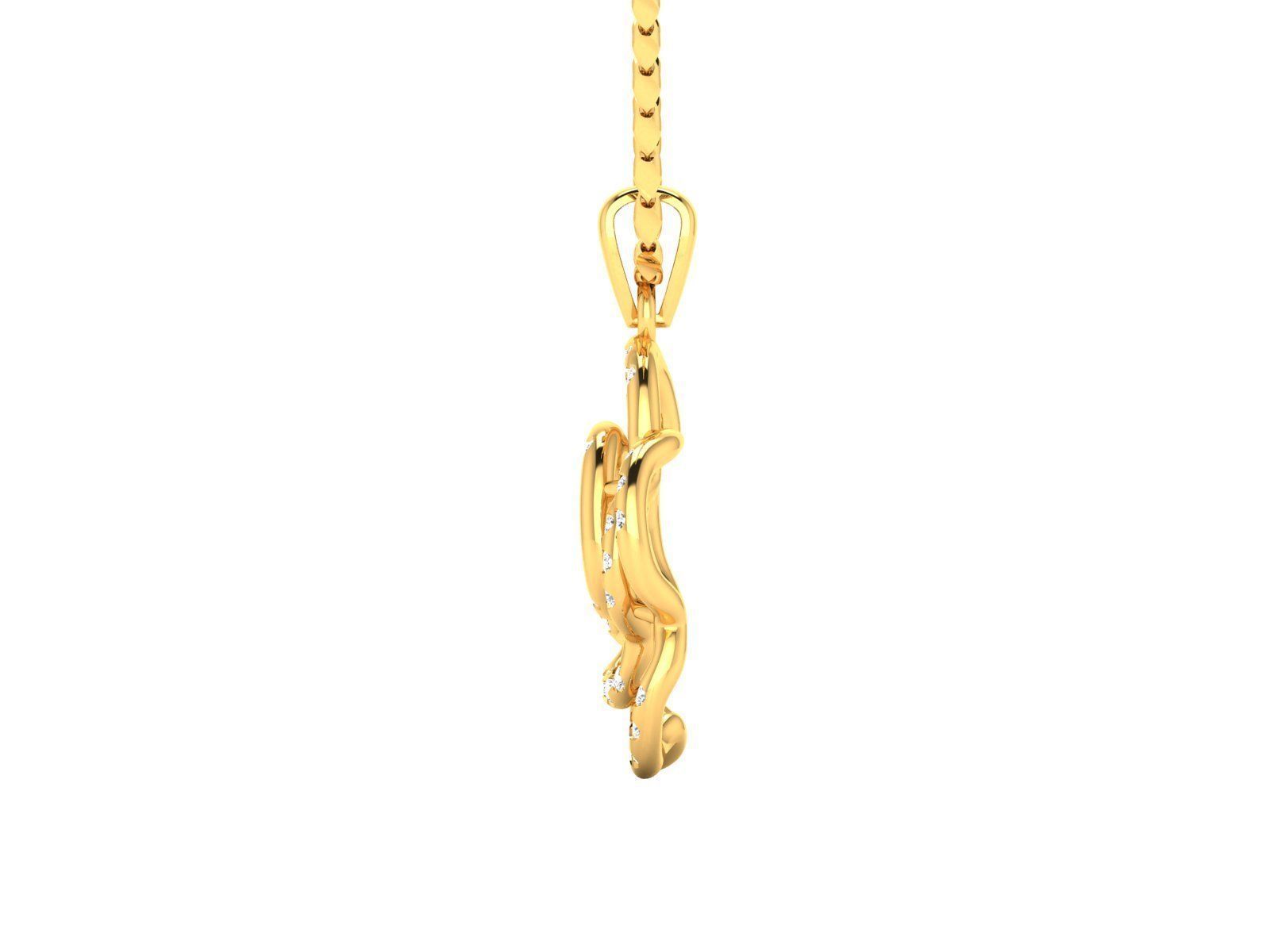 Pendant for Women 3dm STL FBX OBJ Render Details 3D print model_4