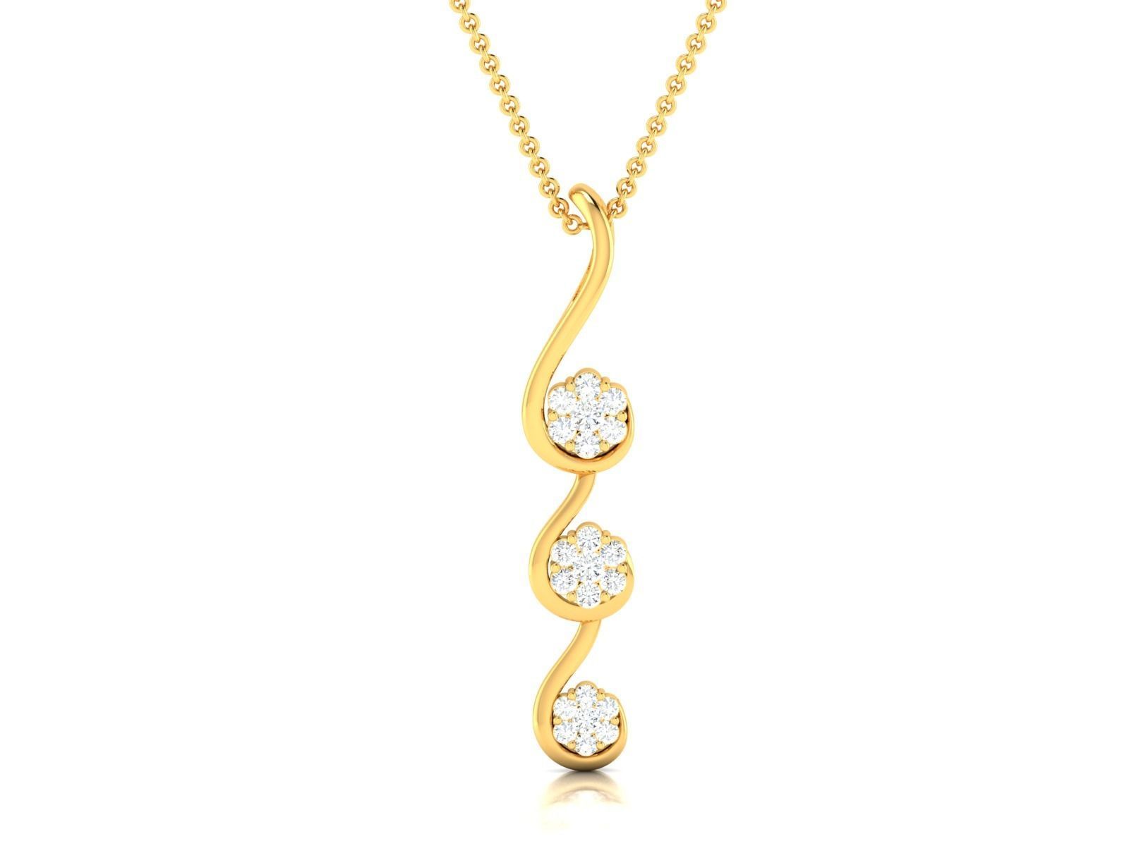 Pendant for Women 3dm STL FBX OBJ Render Details 3D print model_4