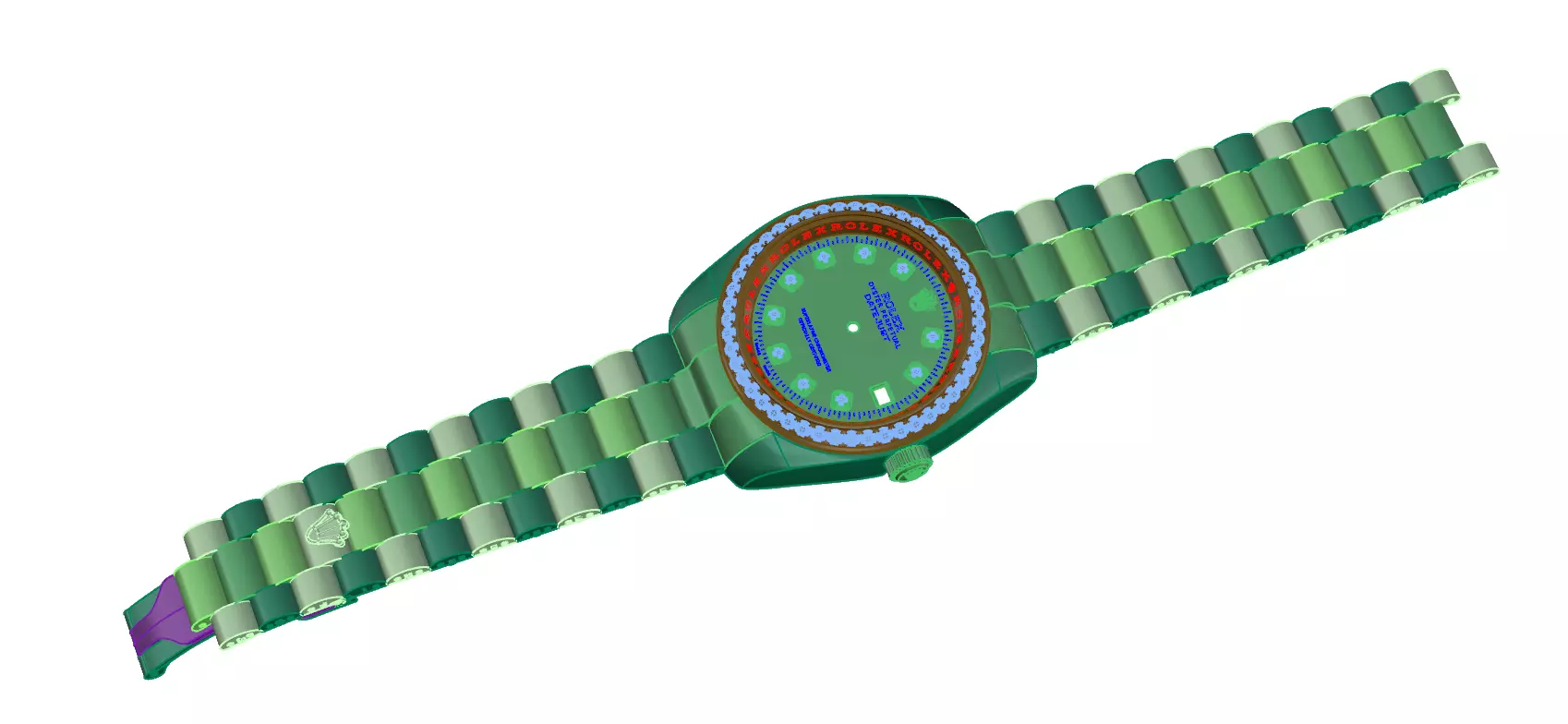 watch 3D print model_0