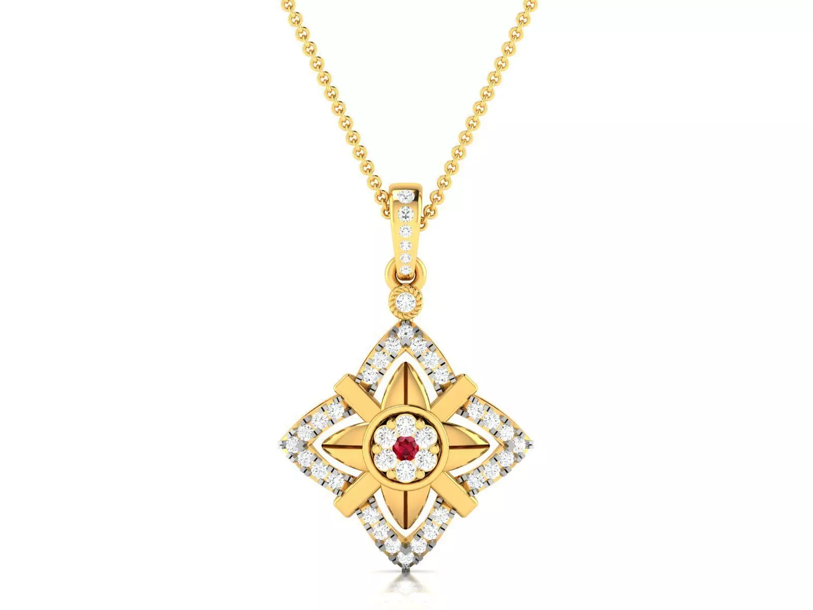 Pendant for Women 3dm STL FBX OBJ Render Details 3D print model_0