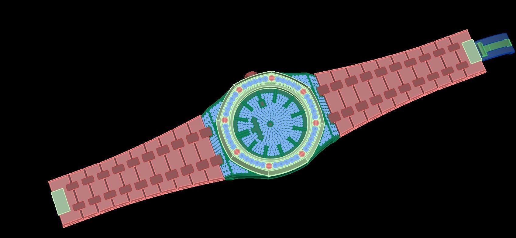 watch 3D model 3D printable | CGTrader