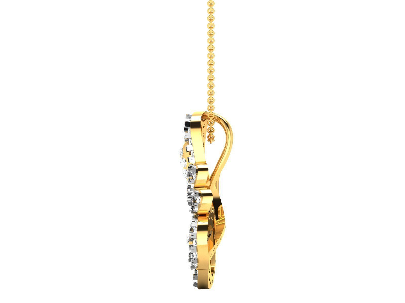 Pendant for Women 3dm STL FBX OBJ Render Details 3D print model_4