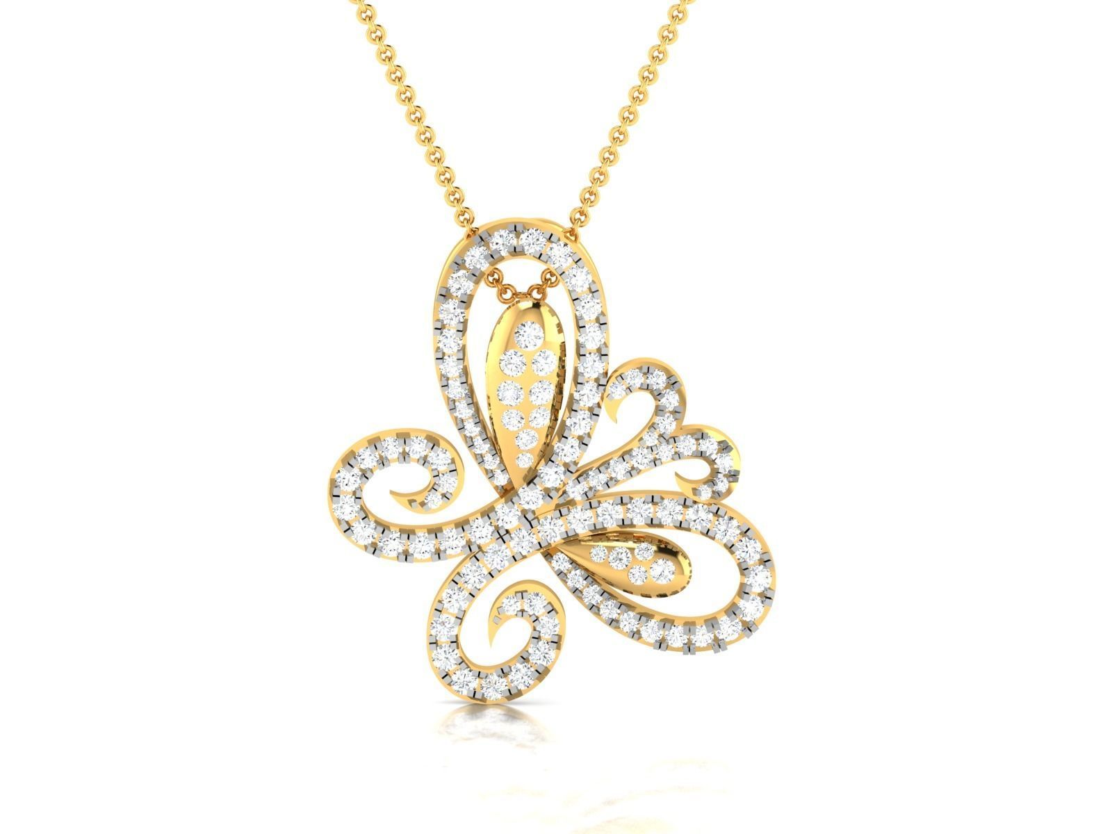 Pendant for Women 3dm STL FBX OBJ Render Details 3D print model_3