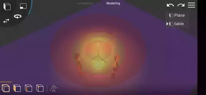 Table with customisable materials