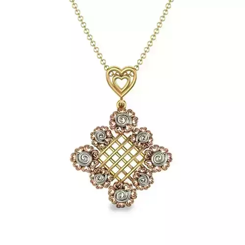 Pendant for Women 3dm STL FBX OBJ Render Details