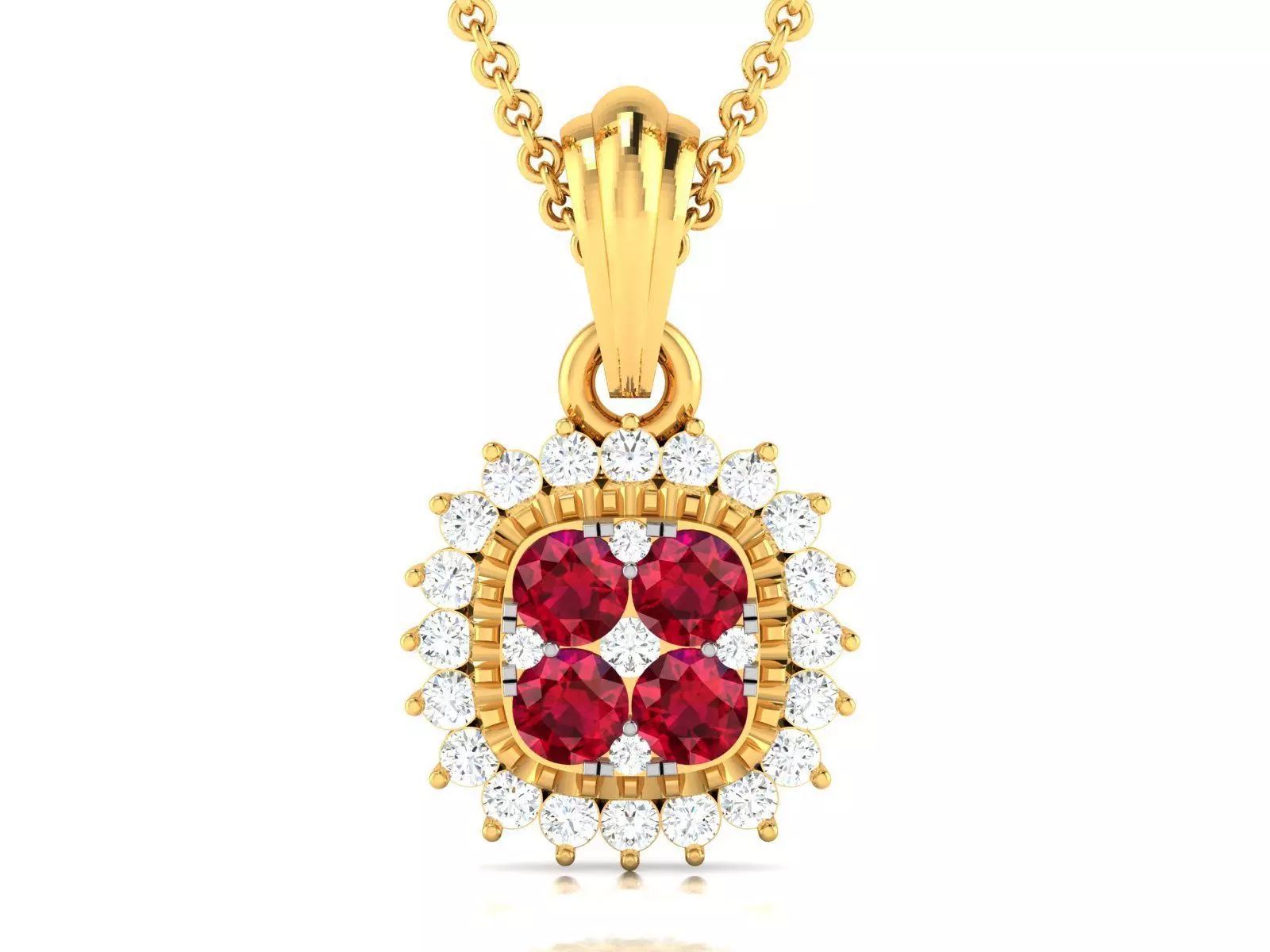 Pendant for Women 3dm STL FBX OBJ Render Details 3D print model_0