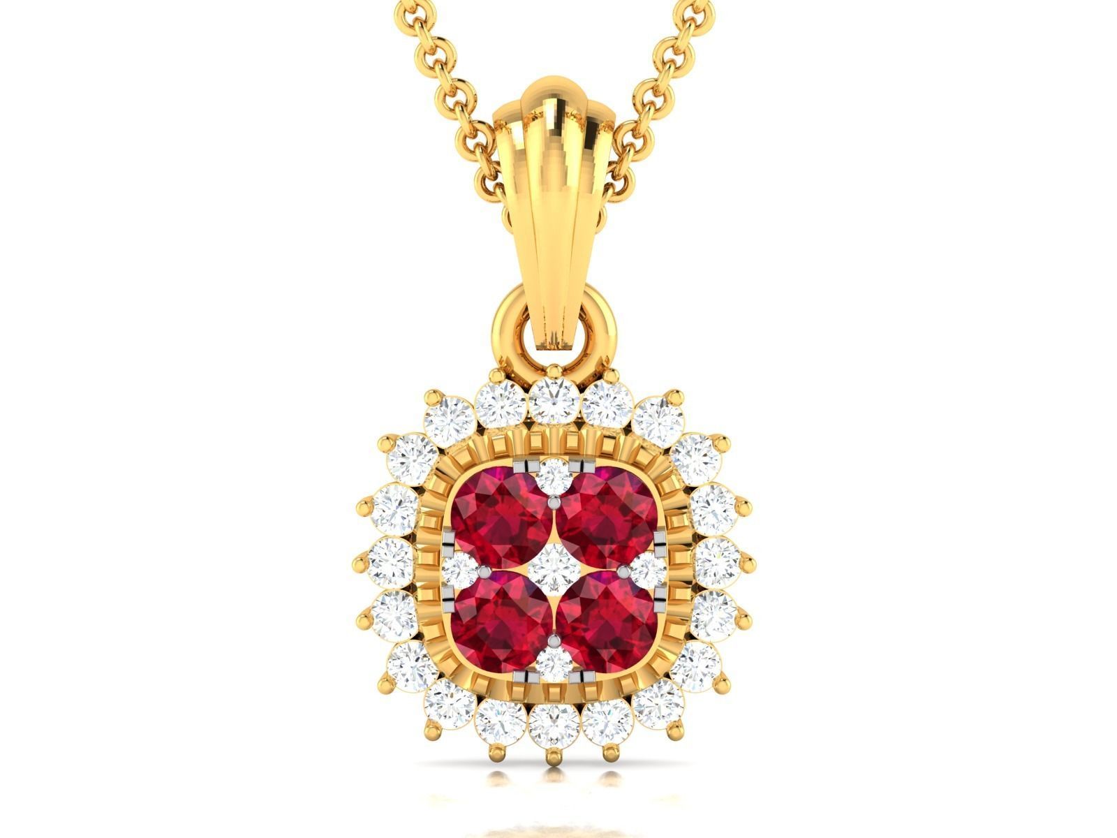 Pendant for Women 3dm STL FBX OBJ Render Details 3D print model_4