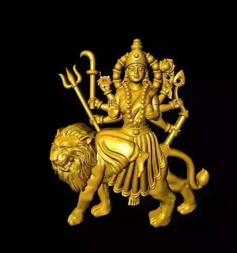 sherawali mata bhagwan 3D print model