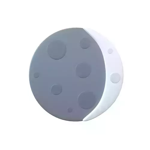 Twitter Version 1 Waxing Crescent Moon V1 001