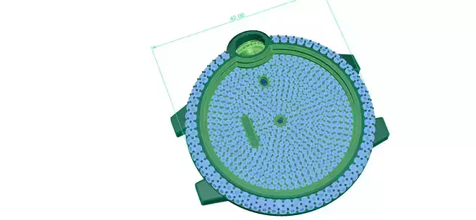 watch circular disk with hole in middle
