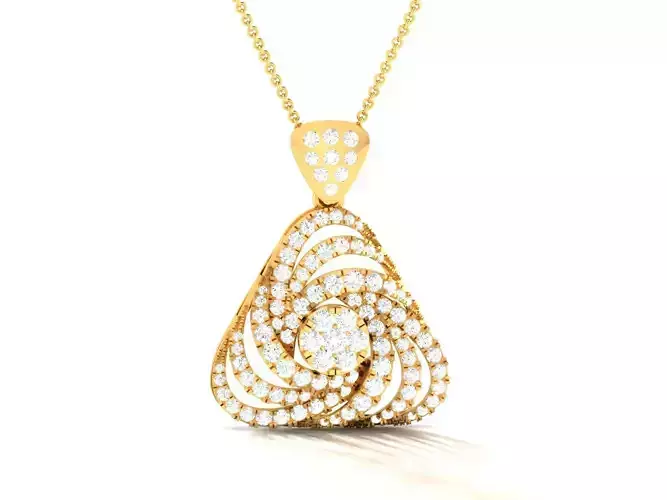 Pendant Women 3dm STL FBX OBJ Render Details