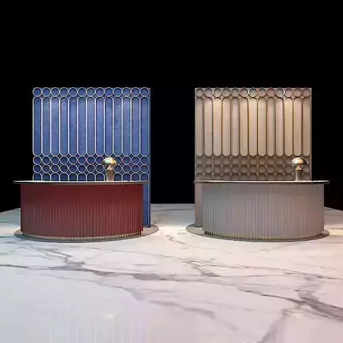 Reception desk counter