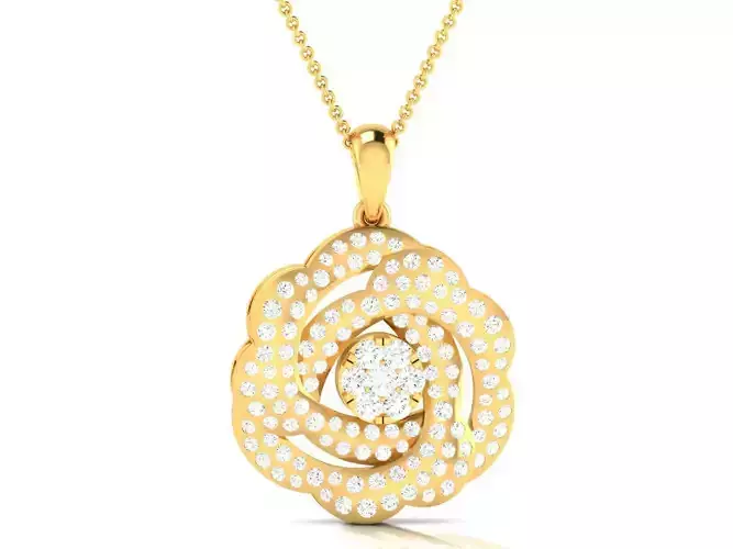 Pendant Women 3dm STL FBX OBJ Render Details