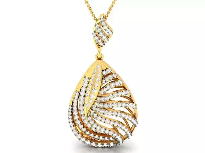 Pendant Women 3dm STL FBX OBJ Render Details