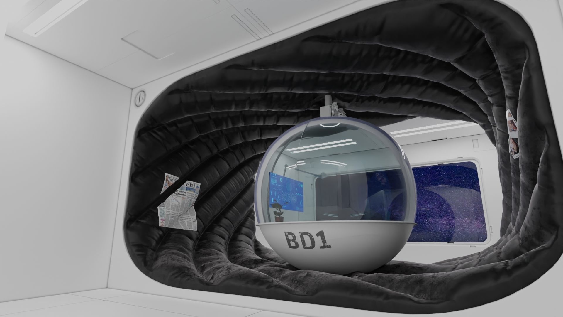 scifi room small 3D model_10