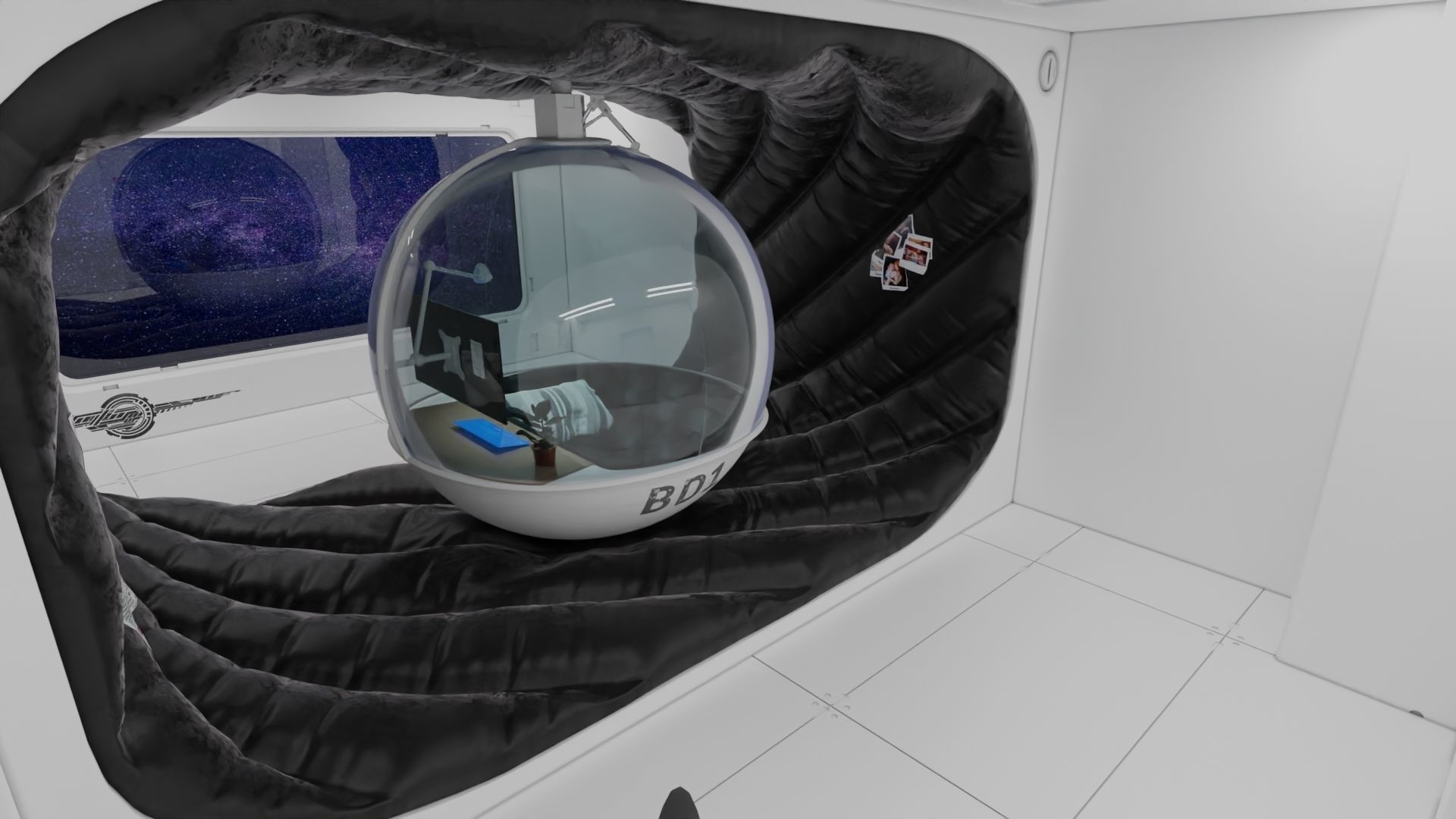 scifi room small 3D model_9