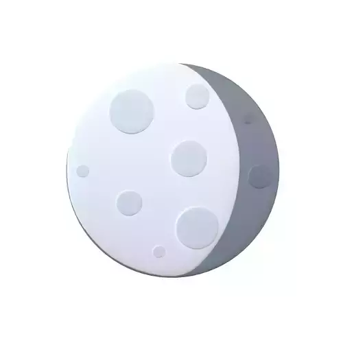 Twitter Version 1 Waning Gibbous Moon v1 001