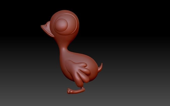 Duckling duck 3D print model