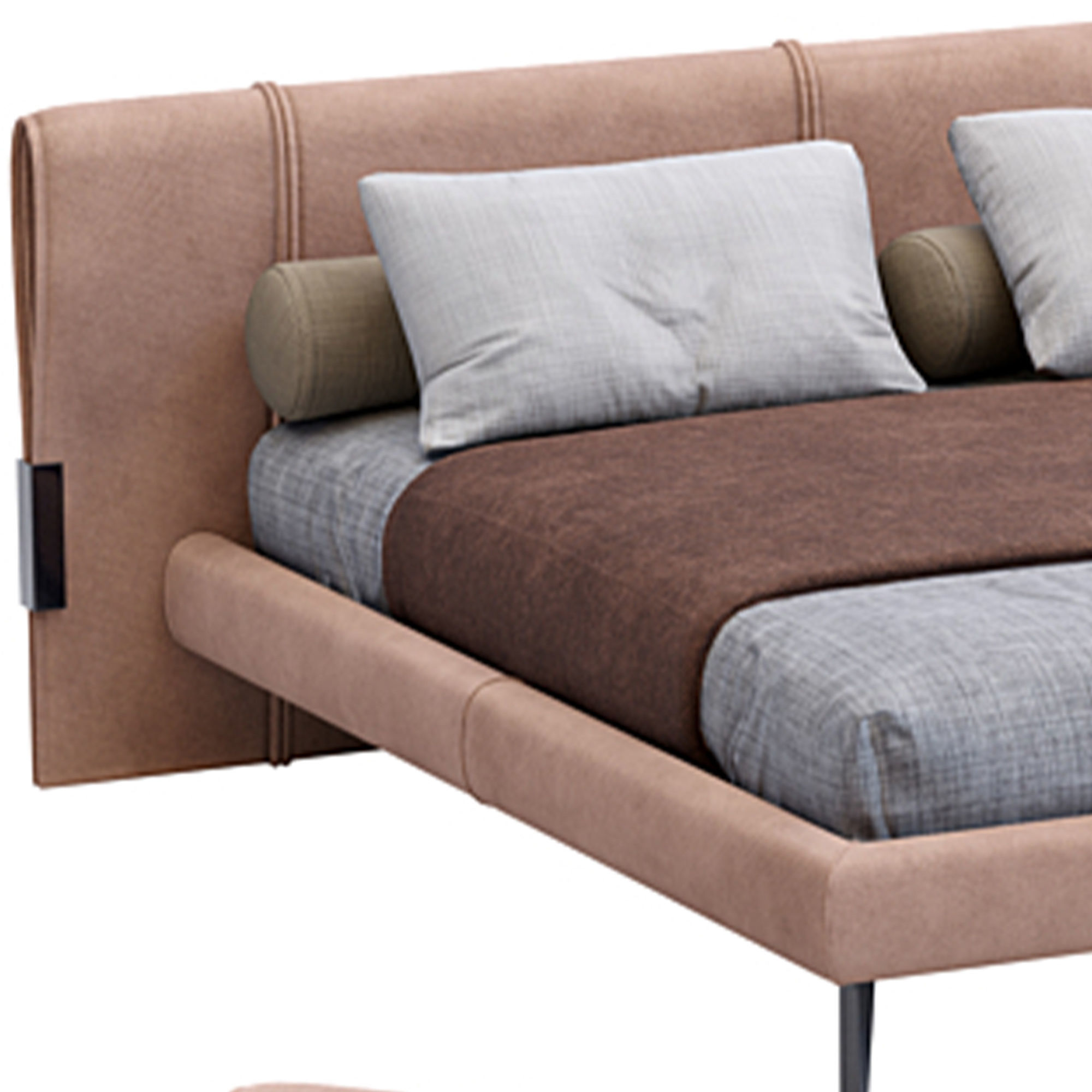 Bed Quincy By Jesse Low-poly 3D model_6