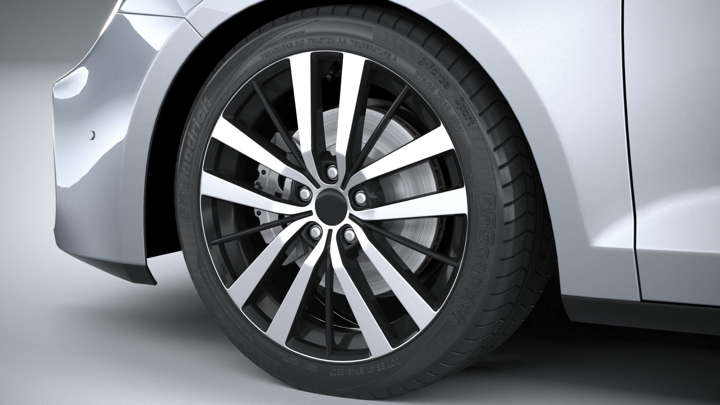 Generic Hatchback v1 2022 3D model_16