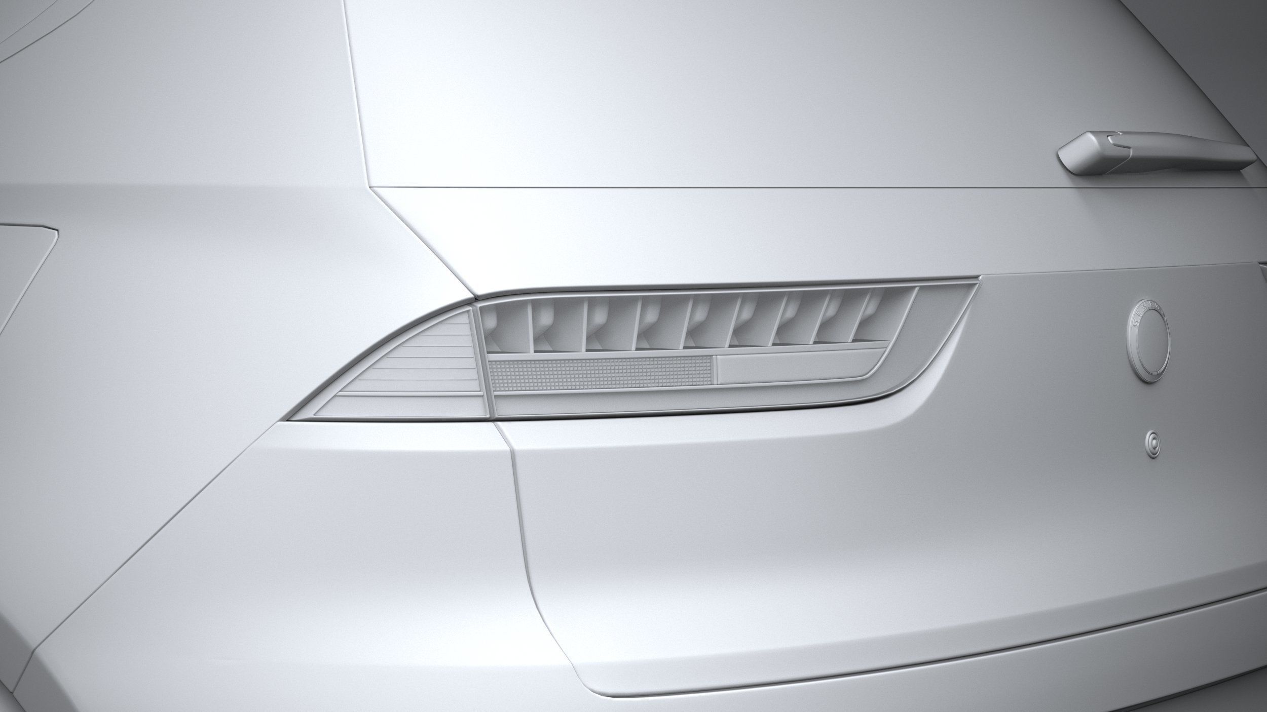 Generic Hatchback v1 2022 3D model_24