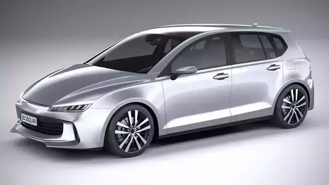 Generic Hatchback v1 2022 3D model