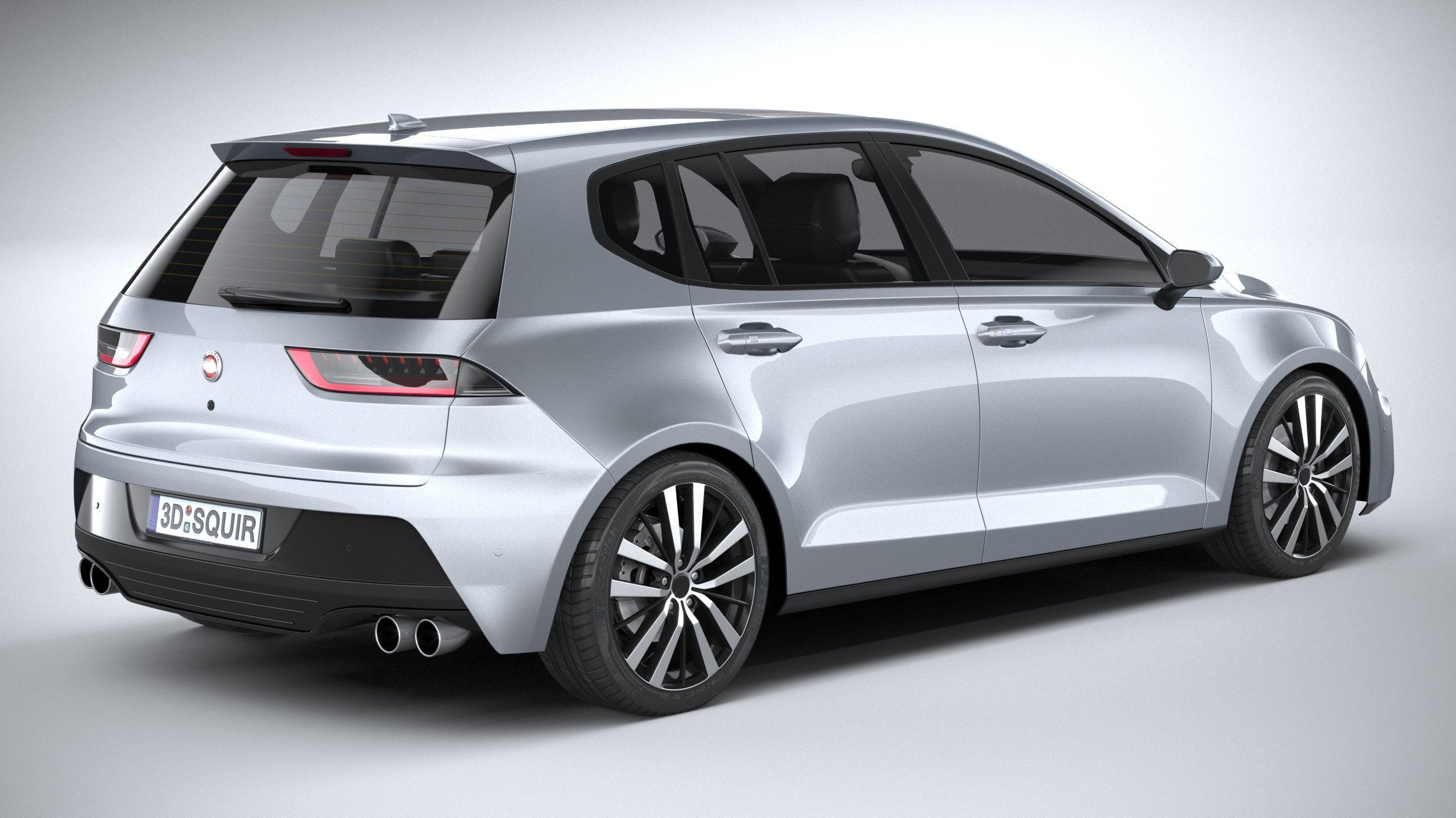 Generic Hatchback v1 2022 3D model_17