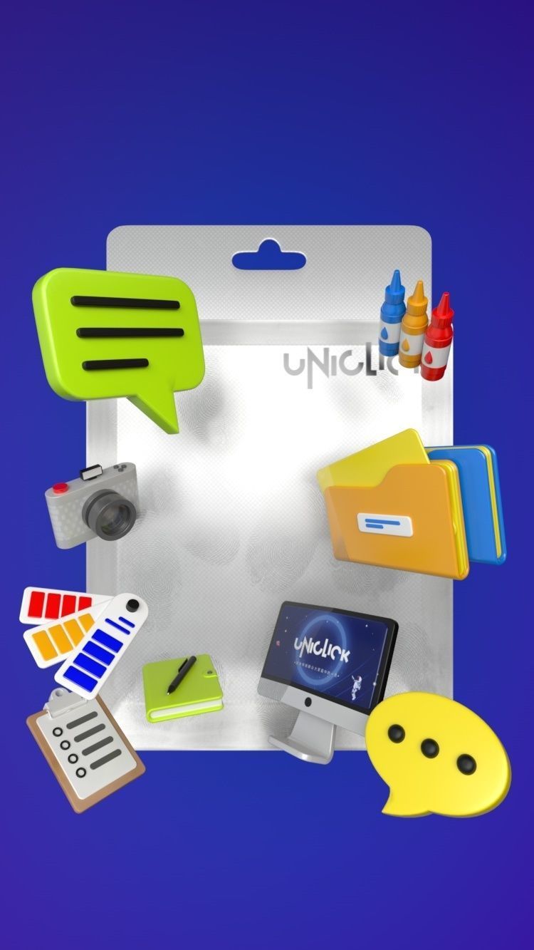 BOX and person 3D model_2