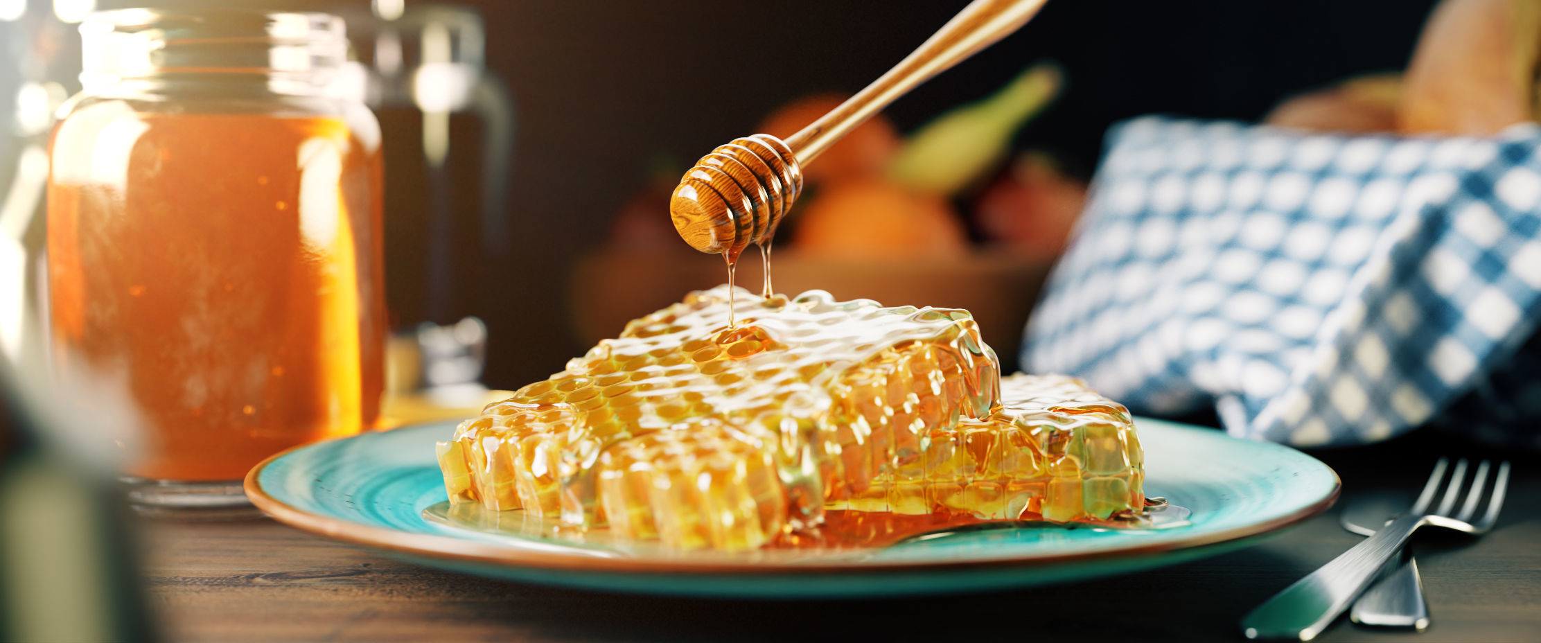 Honey jar 3D model_3