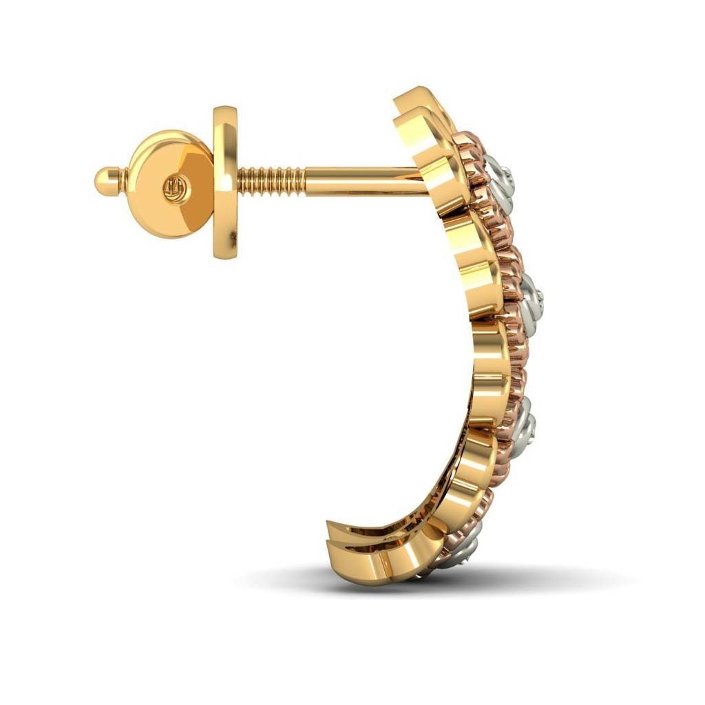 Heart Women Earrings 3dm STL FBX OBJ Render Details 3D print model_2