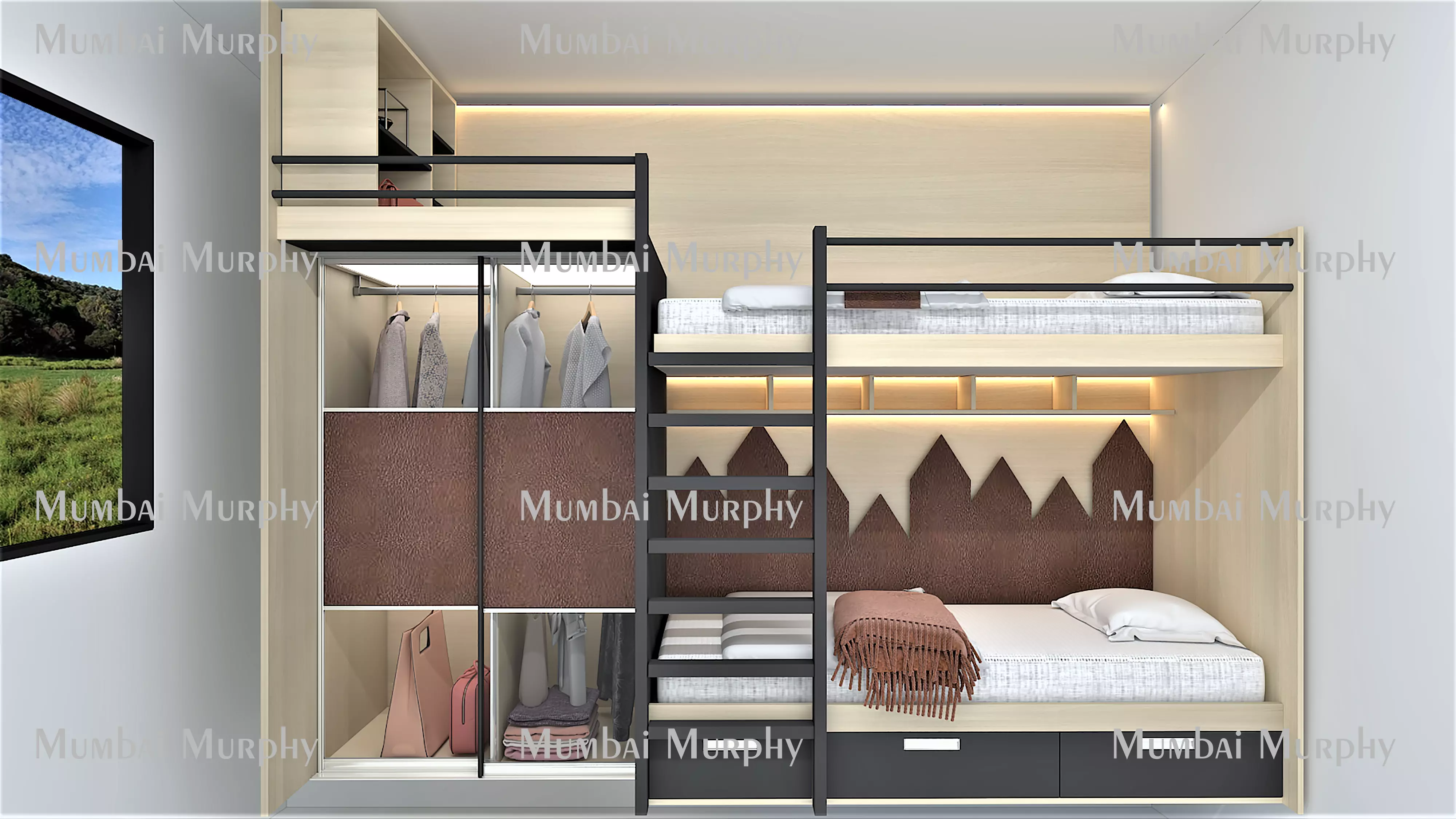 Bunk Bed 3D model