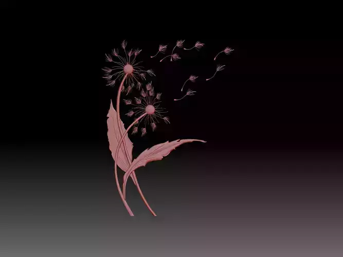 Dandelion 3D print model