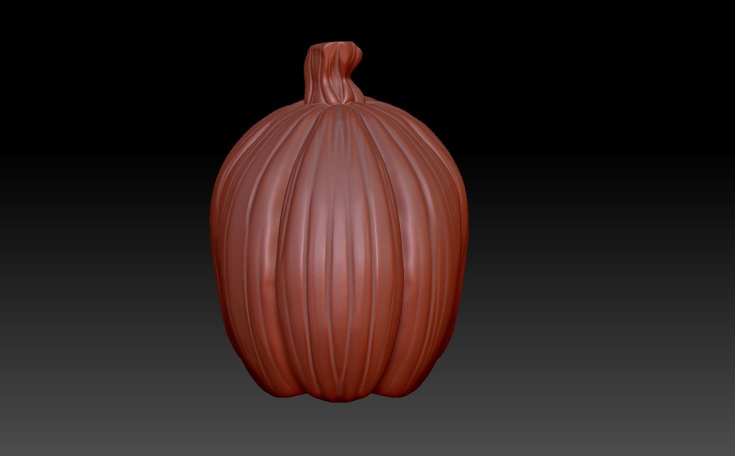 Pumpkin skull 3D print model_4