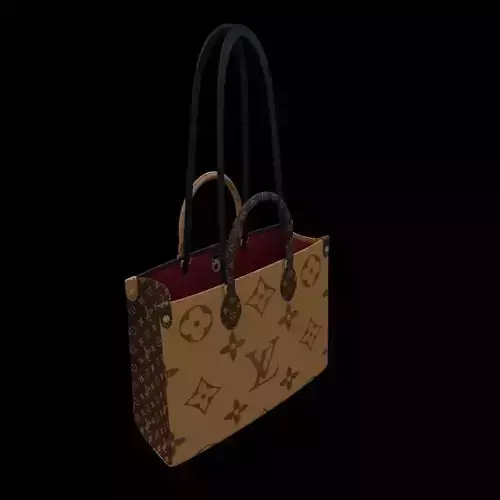 Louis Vuitton Knapsack Low-poly 3D model