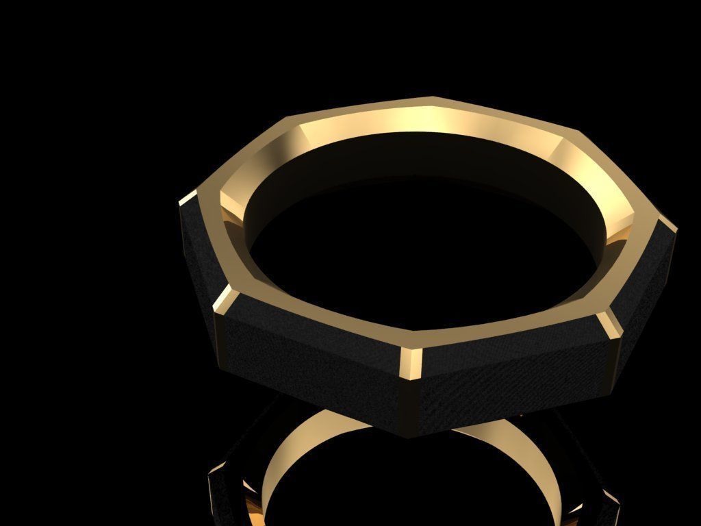 David Yurman Stylish 2 Rings for man 3D print model_6