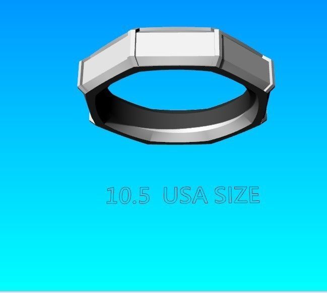 David Yurman Stylish 2 Rings for man 3D print model_8