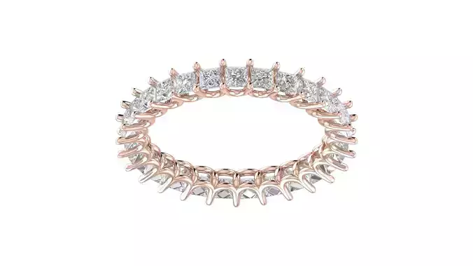 Solitaire Women Engagement Ring 3dm STl OBJ FBX Render