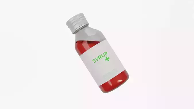 Syrup Bottle 3D model